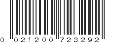 UPC 021200723292