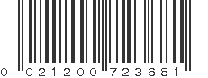 UPC 021200723681