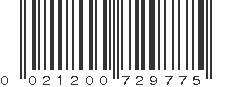 UPC 021200729775