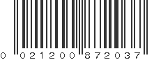 UPC 021200872037