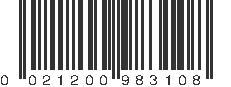 UPC 021200983108