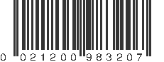 UPC 021200983207