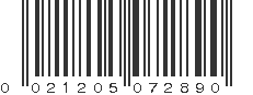 UPC 021205072890