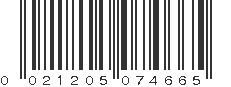 UPC 021205074665