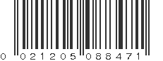 UPC 021205088471