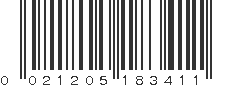 UPC 021205183411