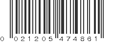 UPC 021205474861