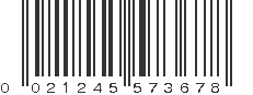 UPC 021245573678