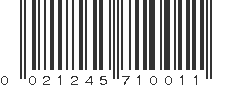 UPC 021245710011