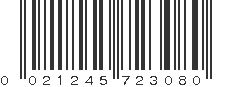 UPC 021245723080