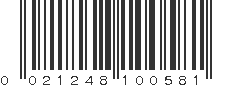 UPC 021248100581