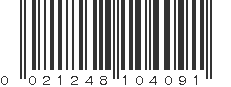 UPC 021248104091