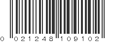 UPC 021248109102