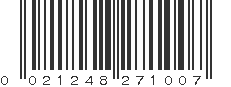 UPC 021248271007