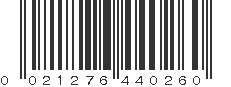 UPC 021276440260