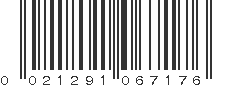 UPC 021291067176