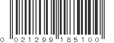 UPC 021299185100