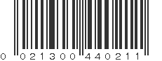 UPC 021300440211