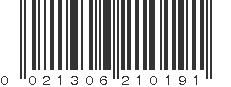 UPC 021306210191