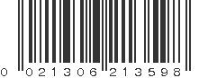 UPC 021306213598