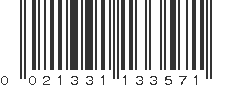 UPC 021331133571