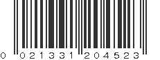 UPC 021331204523