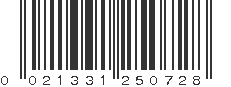 UPC 021331250728