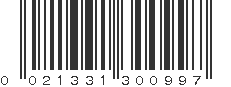 UPC 021331300997