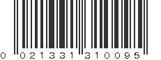 UPC 021331310095