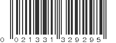 UPC 021331329295