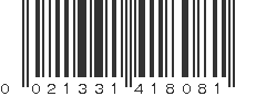 UPC 021331418081