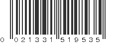 UPC 021331519535