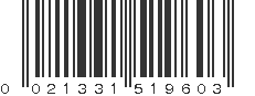 UPC 021331519603