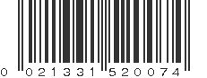 UPC 021331520074