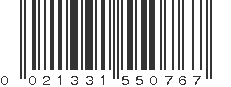 UPC 021331550767