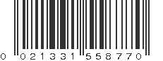 UPC 021331558770