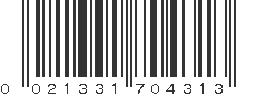 UPC 021331704313