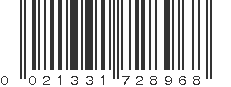 UPC 021331728968