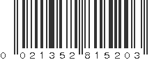 UPC 021352815203