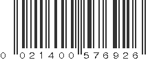 UPC 021400576926