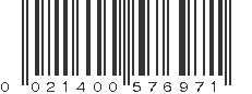 UPC 021400576971