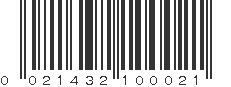 UPC 021432100021