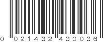 UPC 021432430036