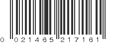 UPC 021465217161