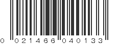 UPC 021466040133