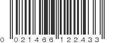 UPC 021466122433