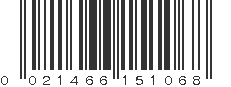 UPC 021466151068