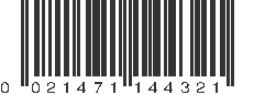 UPC 021471144321