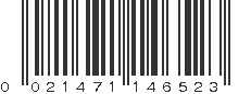 UPC 021471146523