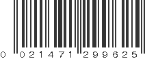 UPC 021471299625